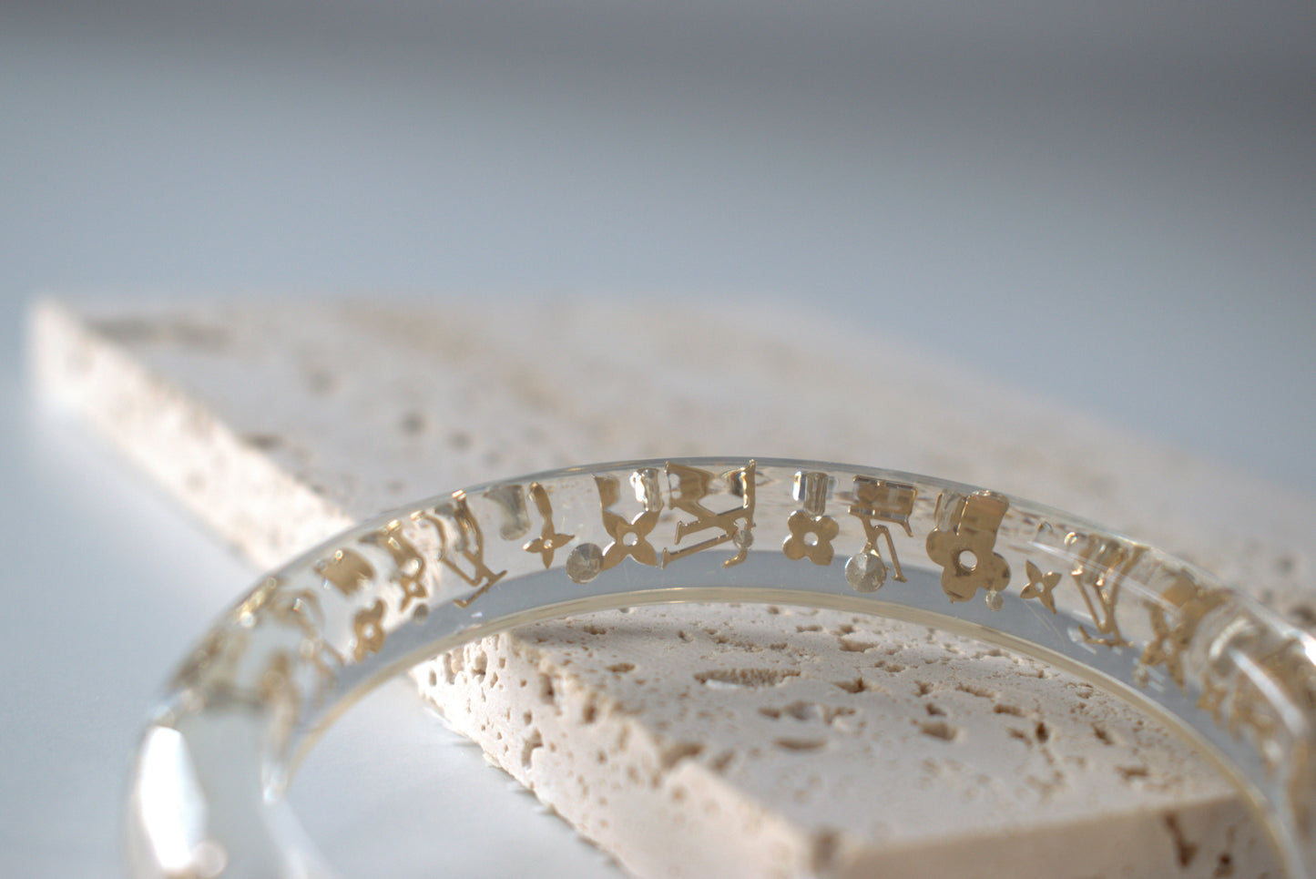 Louis Vuitton Inclusion Armband PM Weiß Gold