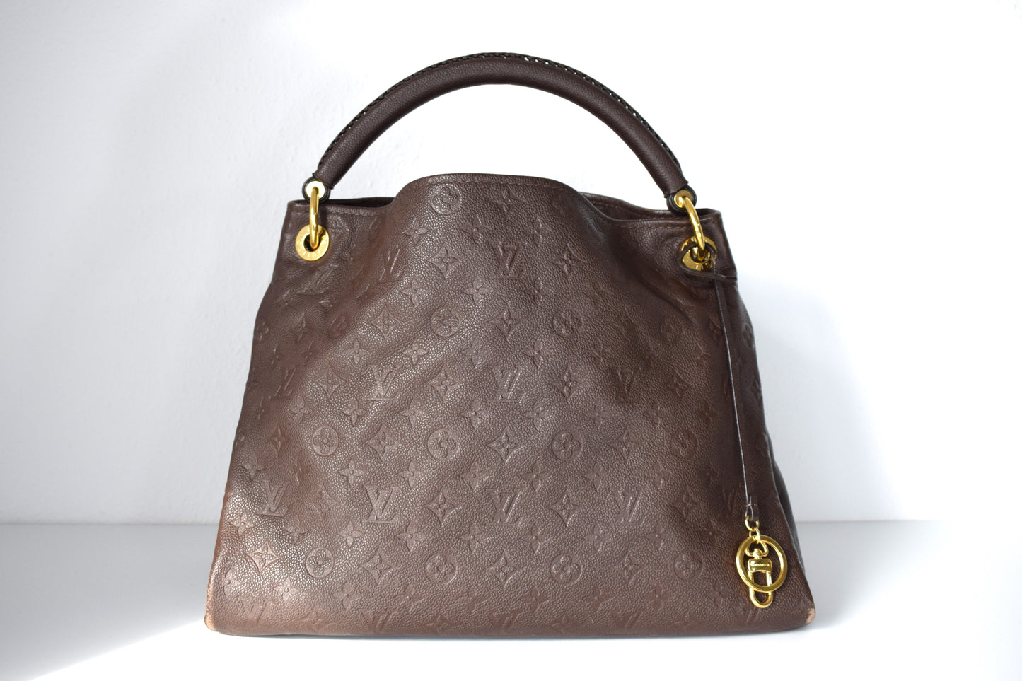 Louis Vuitton Artsy MM Empreinte Leder Dunkelbraun "Earth"