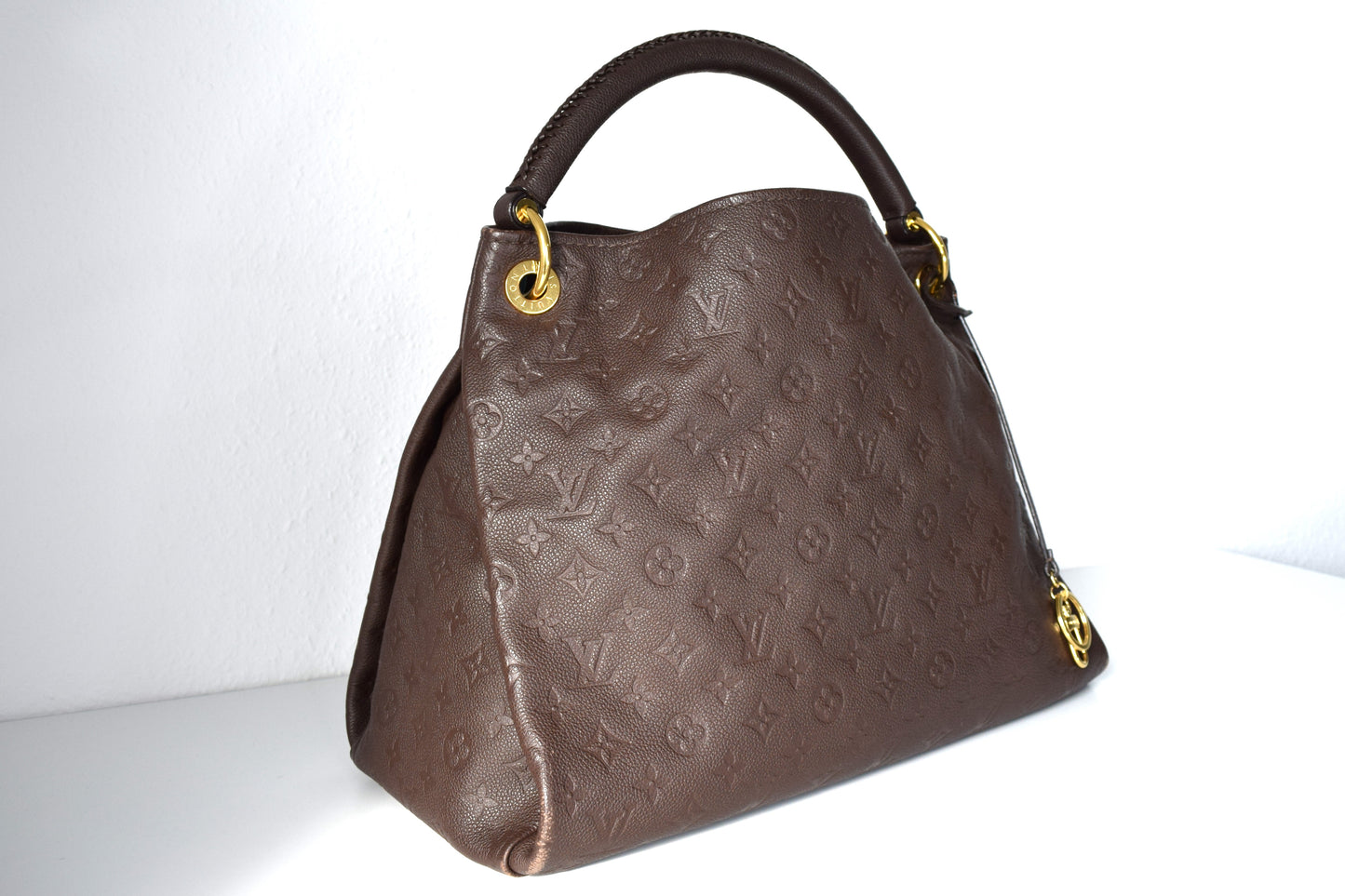 Louis Vuitton Artsy MM Empreinte Leder Dunkelbraun "Earth"
