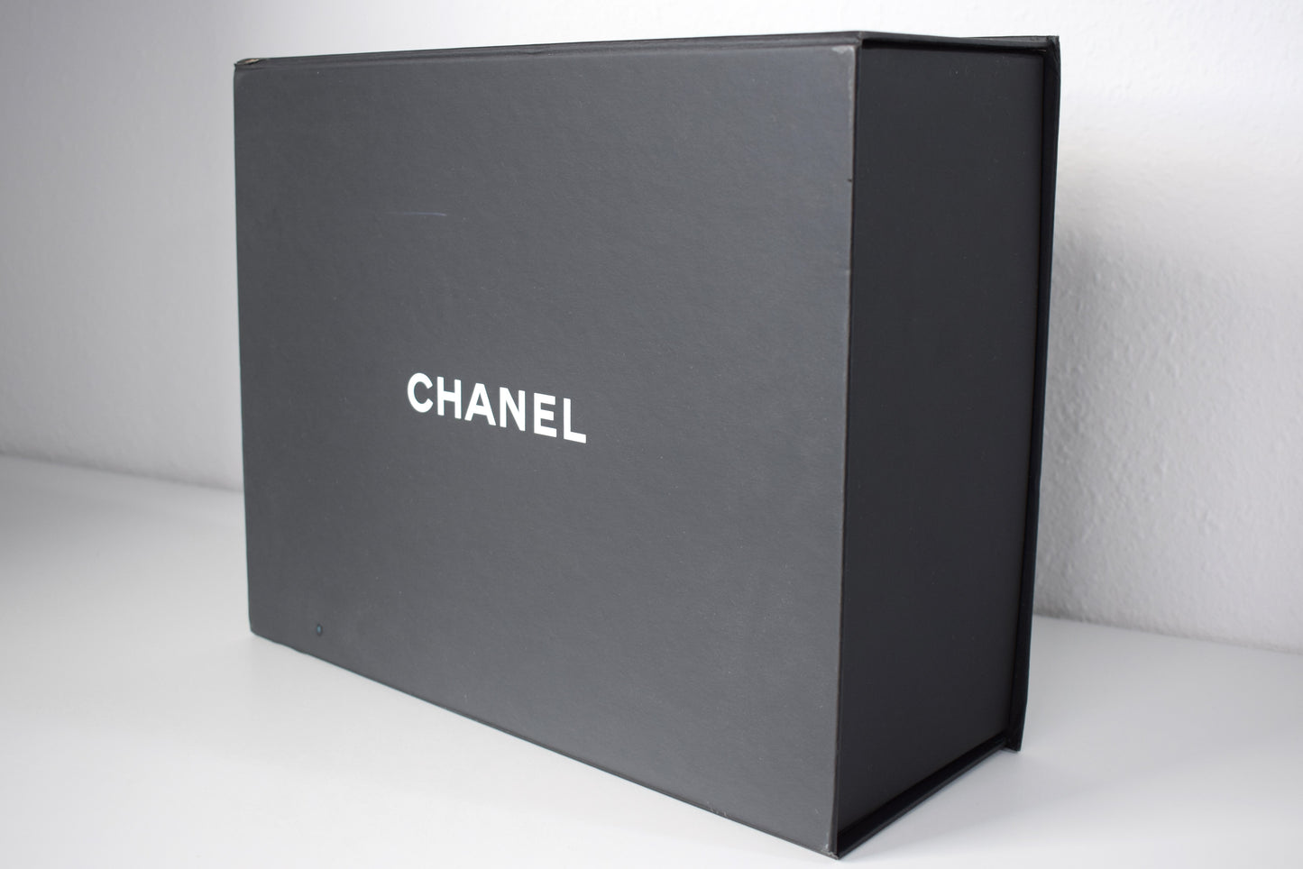 Chanel Flap Bag CC Schultertasche / Clutch Schwarz Silber