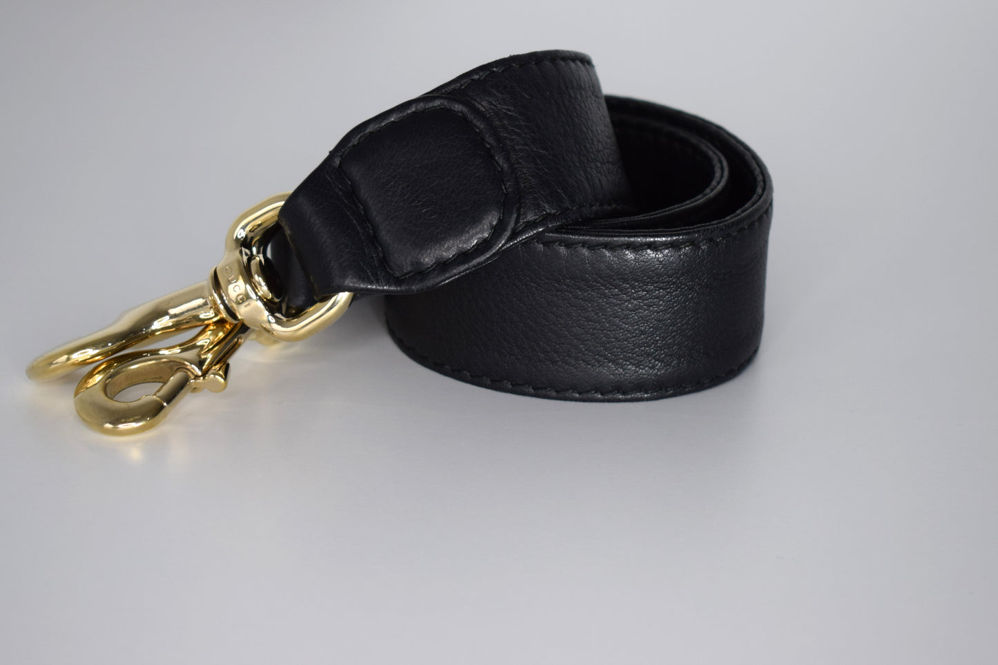 Vintage Gucci Jackie Bamboo Schultertasche Schwarz Leder