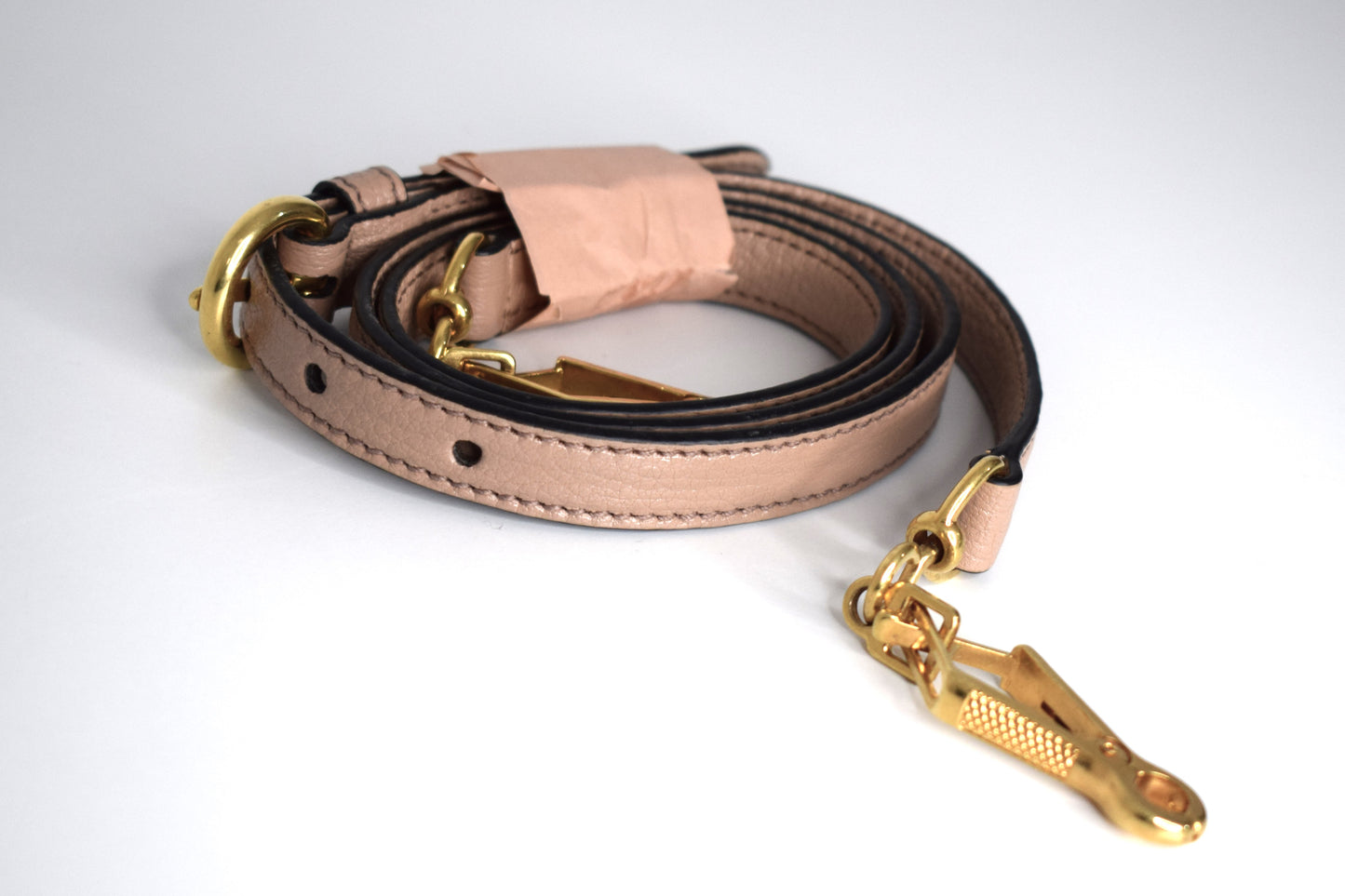 Miu Miu Shopper Schultertasche Nude Rosa "Cammeo" Gold