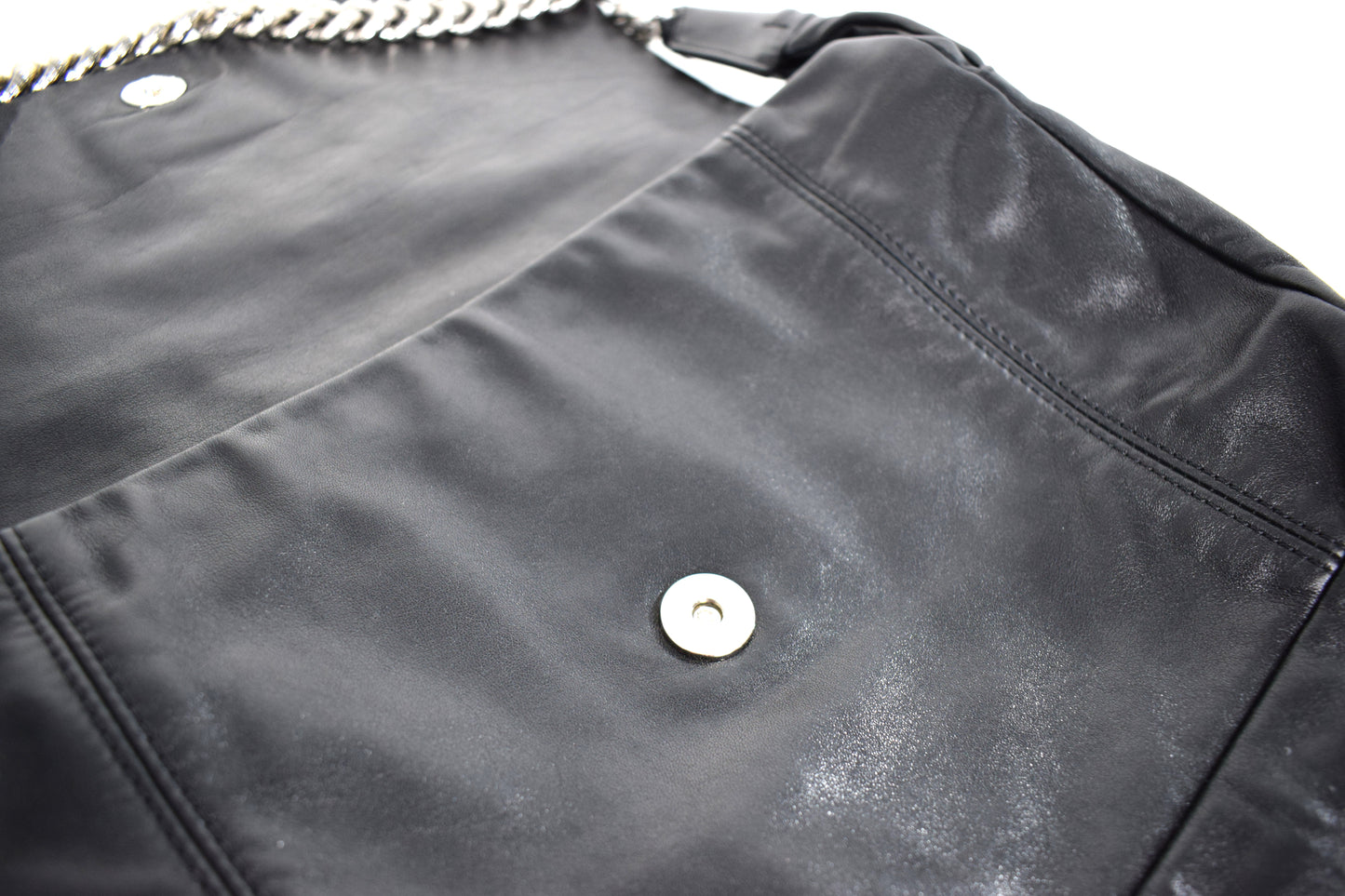 Chanel Flap Bag CC Schultertasche / Clutch Schwarz Silber